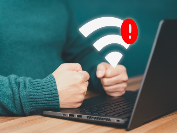 Common business Wi‑Fi issues including poor signal and slow speeds